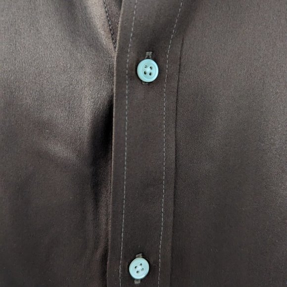 Ralph Lauren Silk Button Down NWOT - Picture 5 of 5